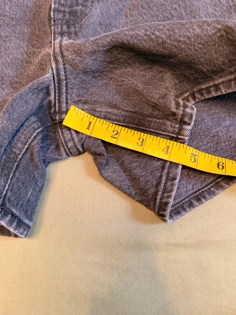 Abercrombie & Fitch Denim Jean Shorts - Washed Black